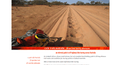 Desktop Screenshot of cycletrailsaustralia.com